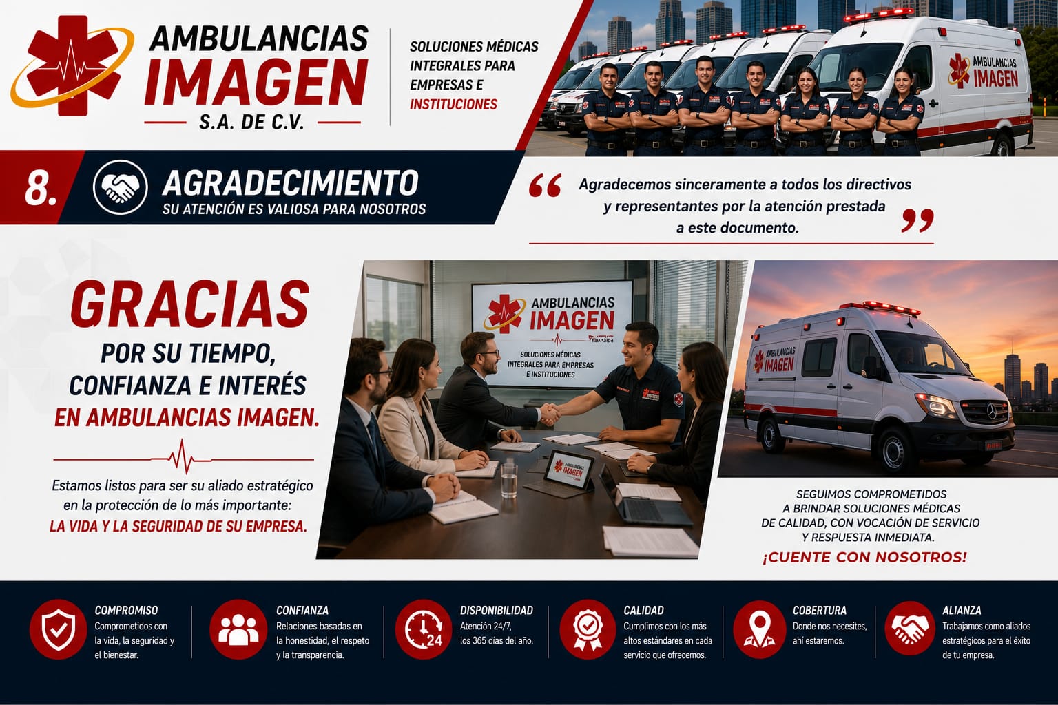 Unidad médica en operación