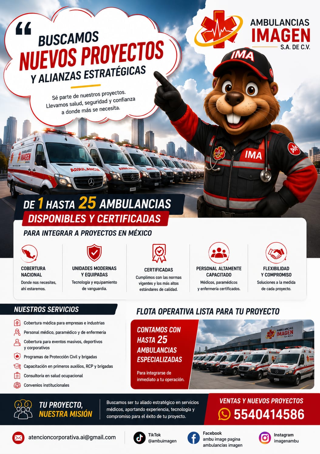 Personal altamente capacitado de Ambulancias Imagen