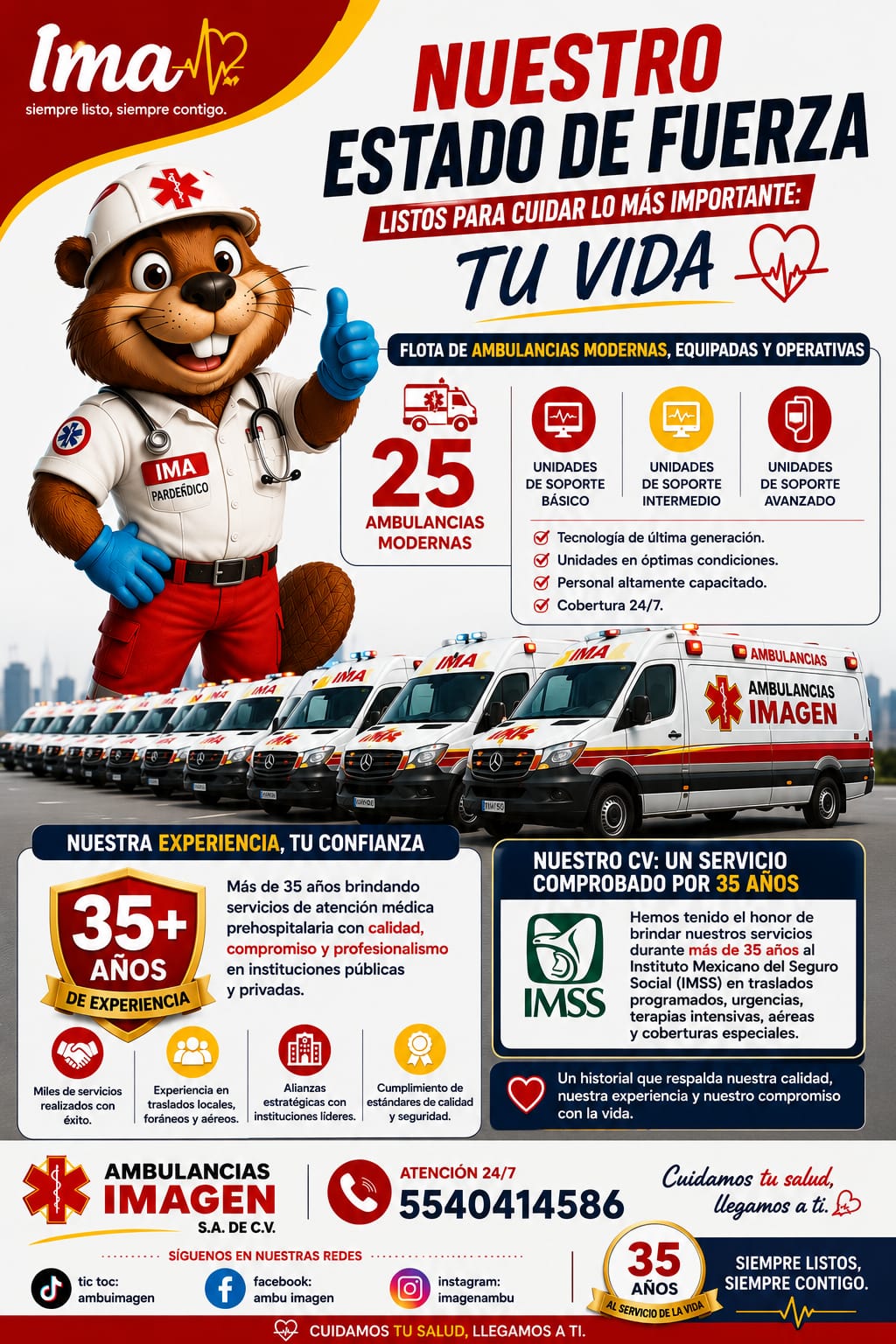 Ambulancias en vialidad